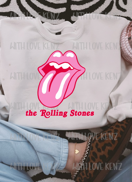 PINK ROLLING STONES
