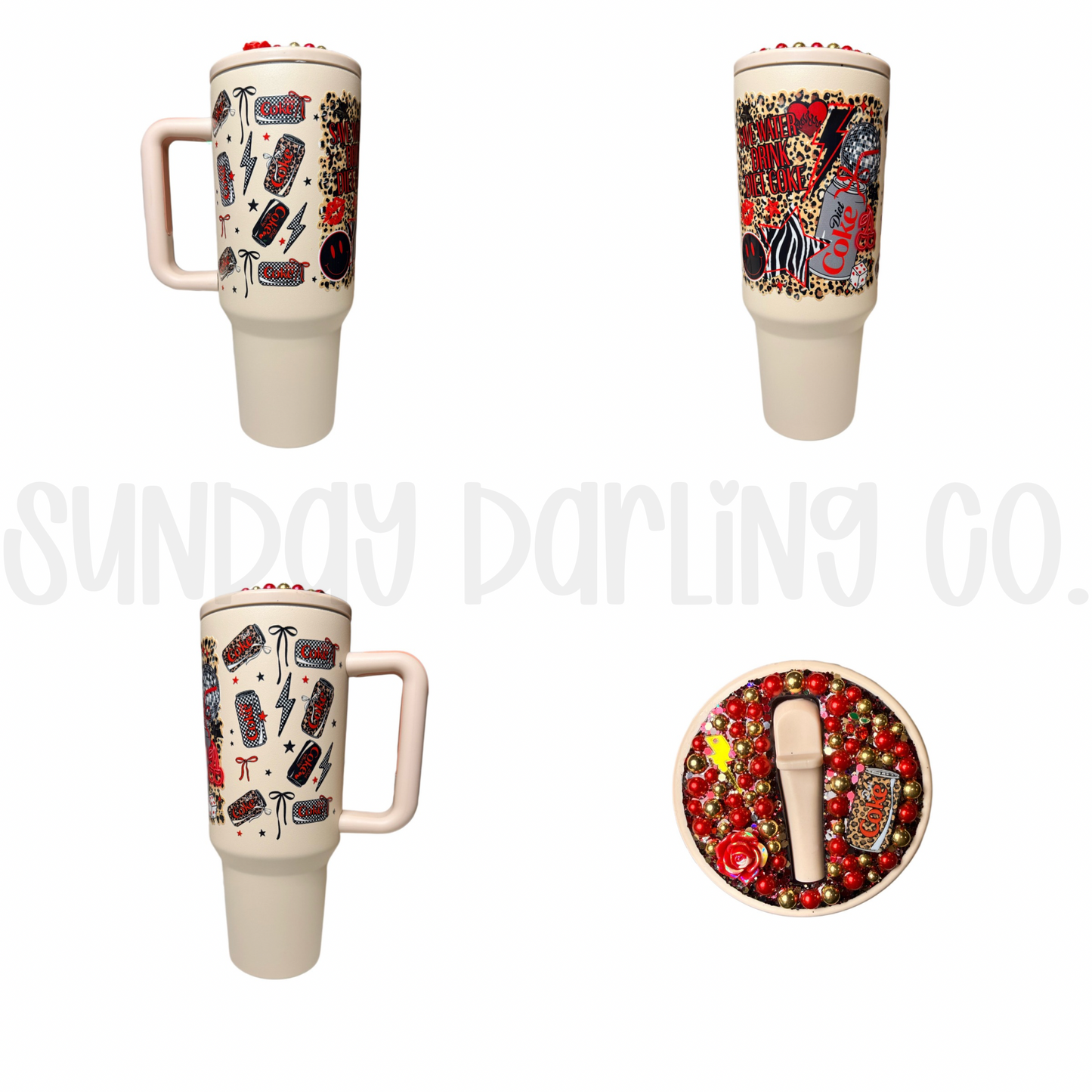 RTS DIET C 40oz FLIP STRAW