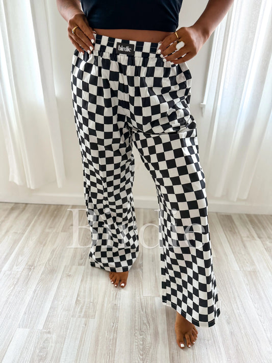 RTS BIRDIE CHECKERED BOXER PANTS