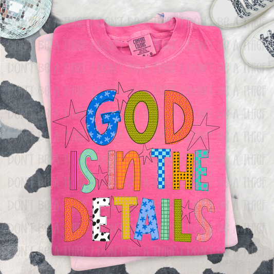 GOD IS IN THE DETAILS