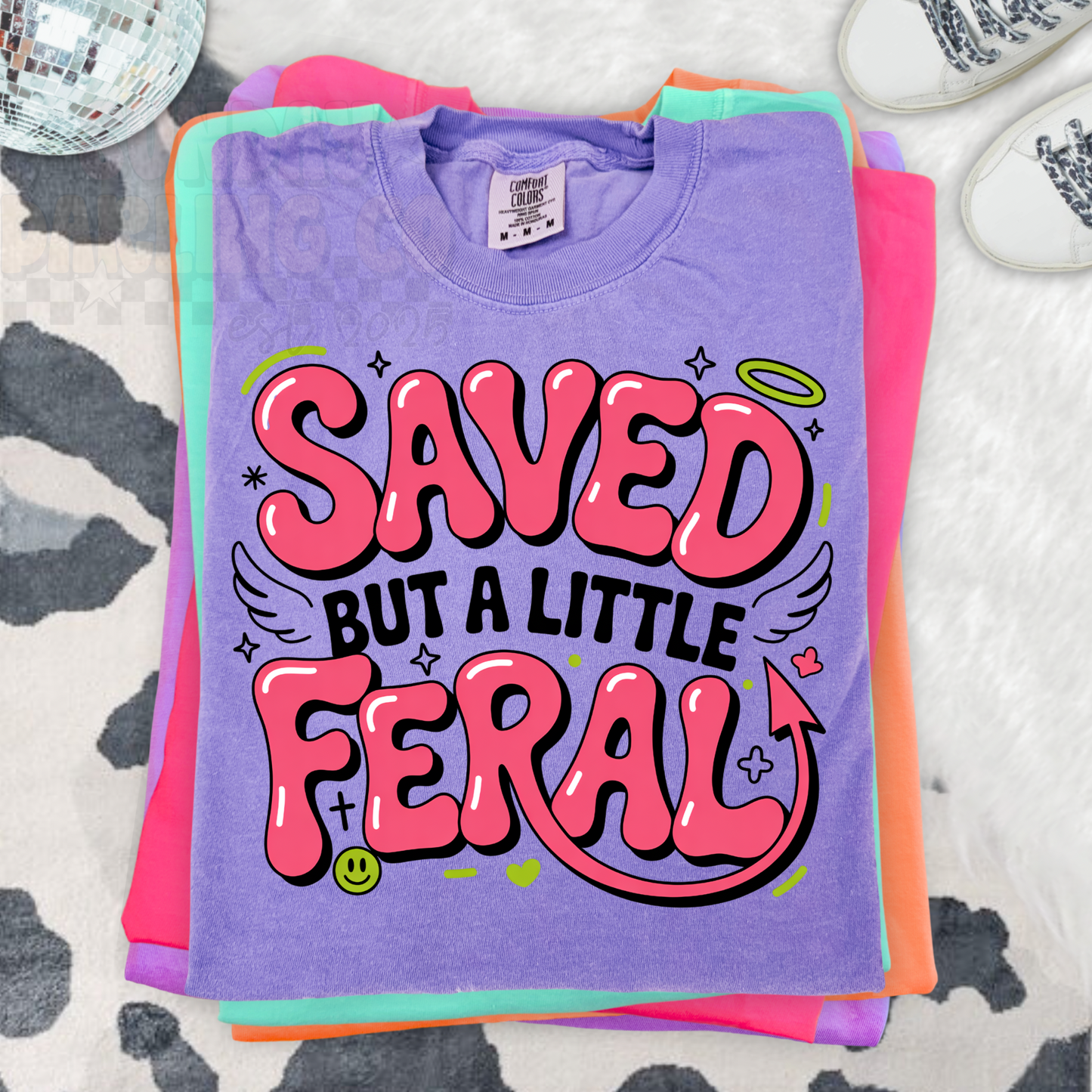 SAVED BUT A LITTLE FERAL
