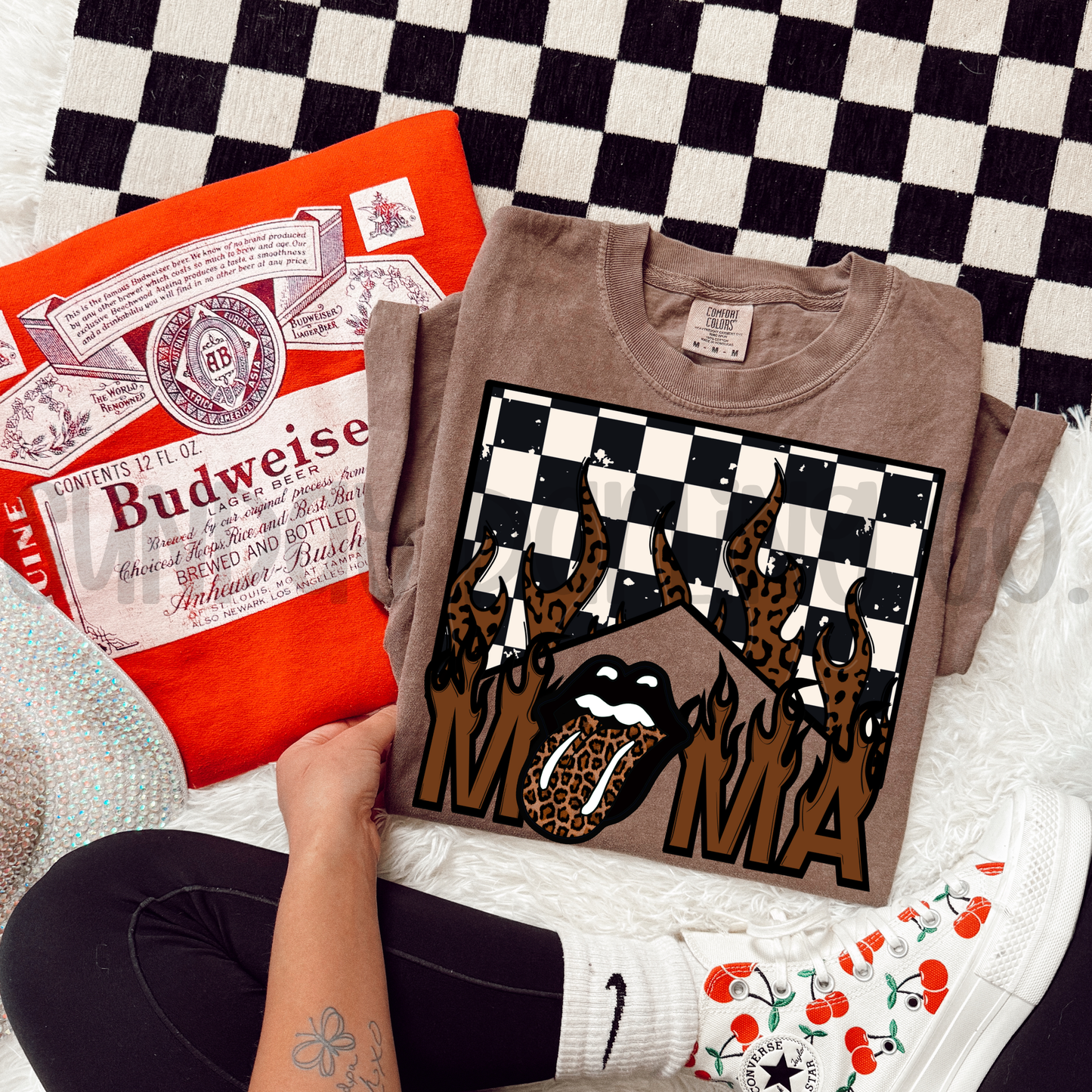 CHECKERED BROWN MAMA
