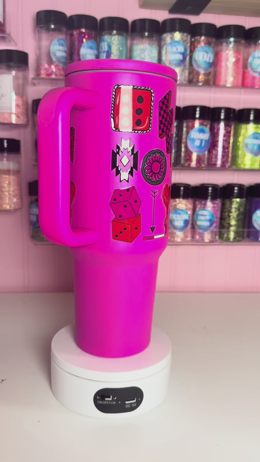 40oz Stainless Caffeine & Chaos RTS